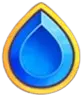 Blue Drop symbol Golden Penny x1000