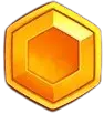 Orange Gem symbol Golden Penny x1000